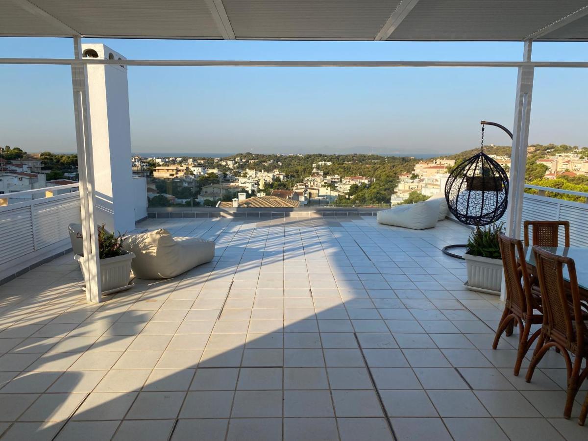 Villasonboard Vouliagmeni Penthouse Veranda Sea-View & Beach Athen Eksteriør bilde