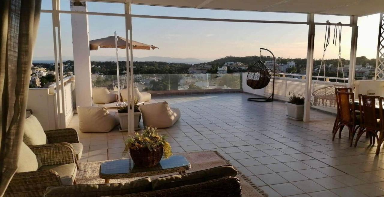 Villasonboard Vouliagmeni Penthouse Veranda Sea-View & Beach Athen Eksteriør bilde