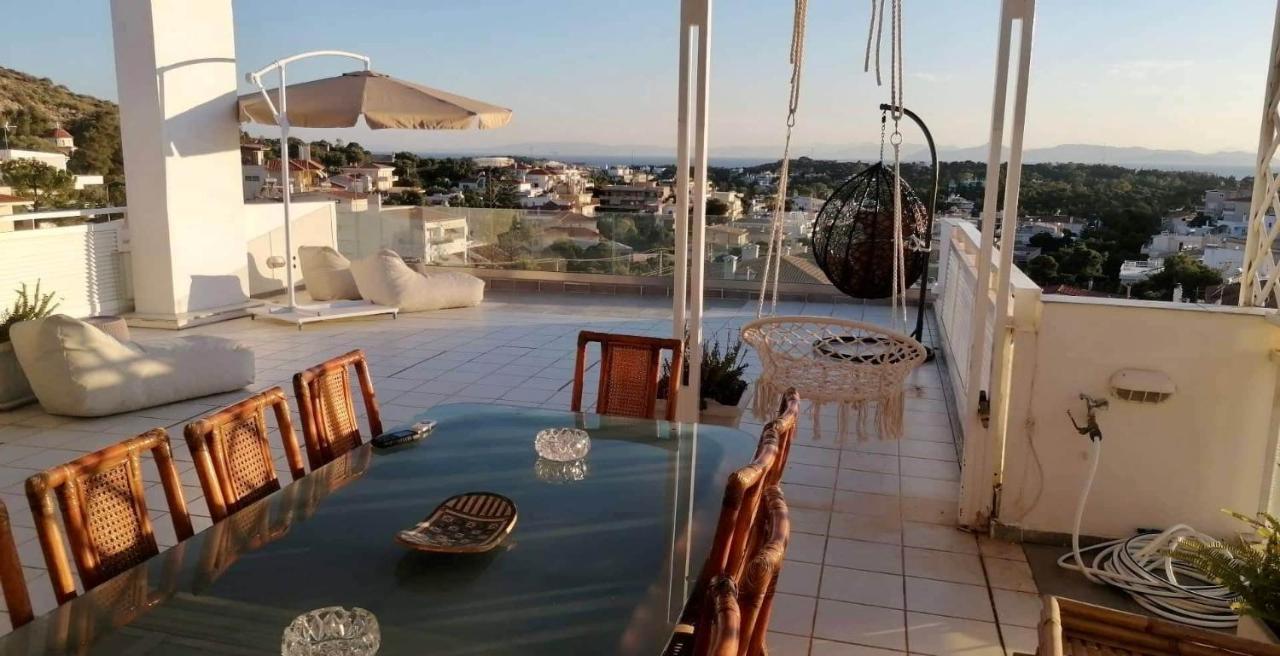 Villasonboard Vouliagmeni Penthouse Veranda Sea-View & Beach Athen Eksteriør bilde